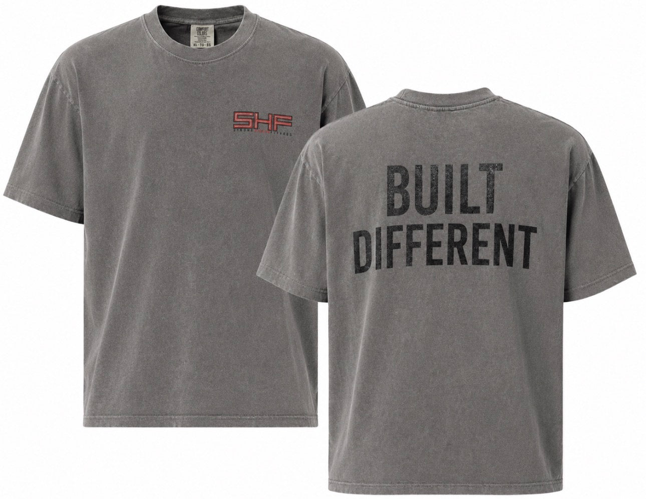 GREY BUILT DIFFERENT SHIRT