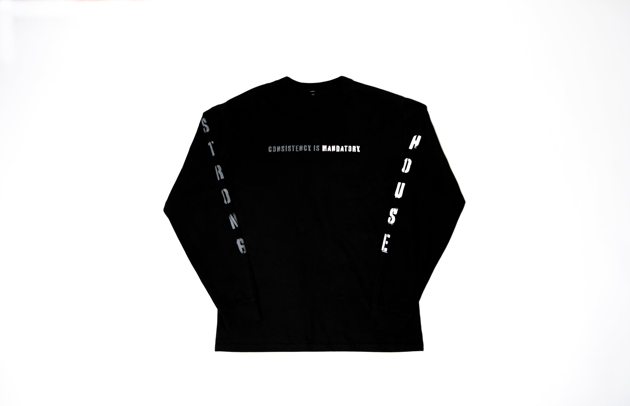 'Consistency Is Mandatory' Unisex Oversized Heavyweight Long Sleeve Crew