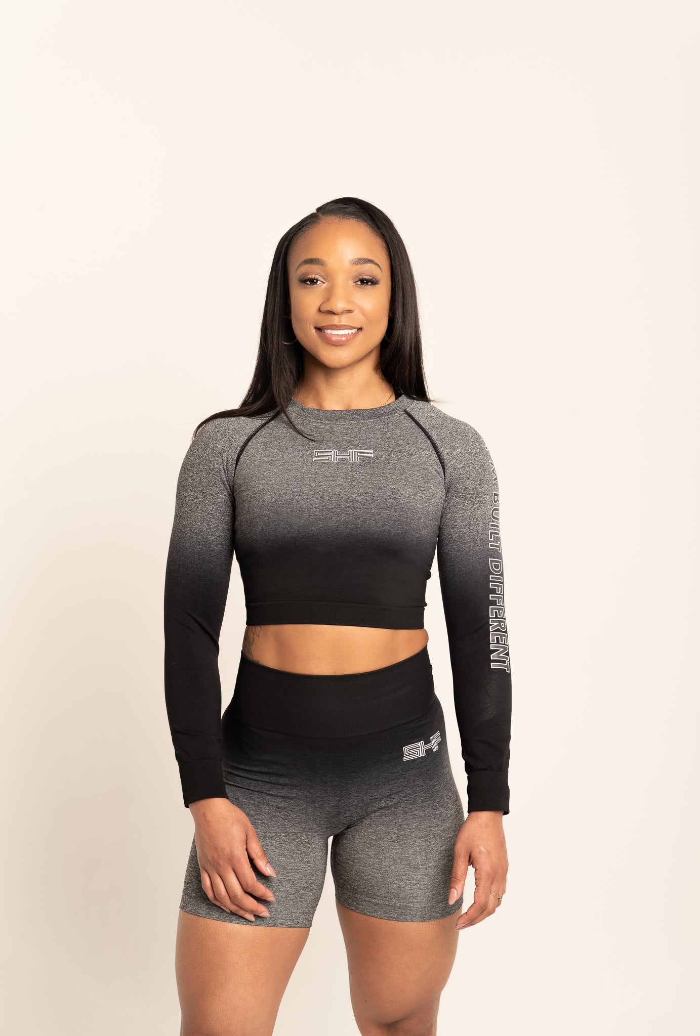 SHF LONG SLEEVE CROP TOP